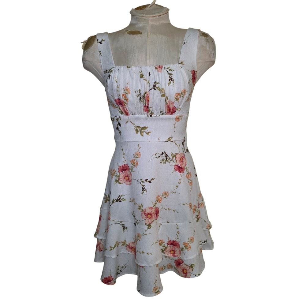Mi Ami Floral Dress Francescas Size S NWT